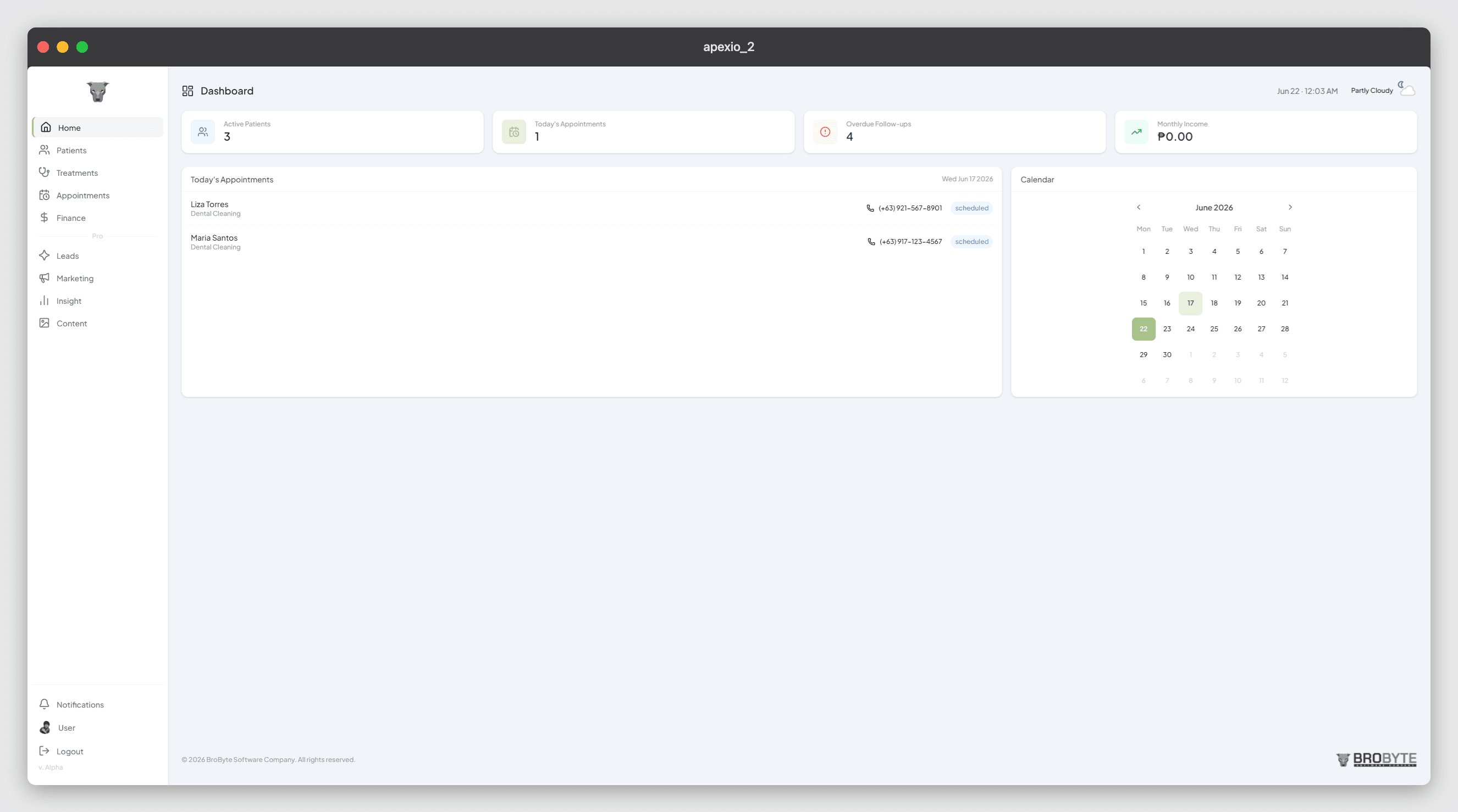 Apexio preview